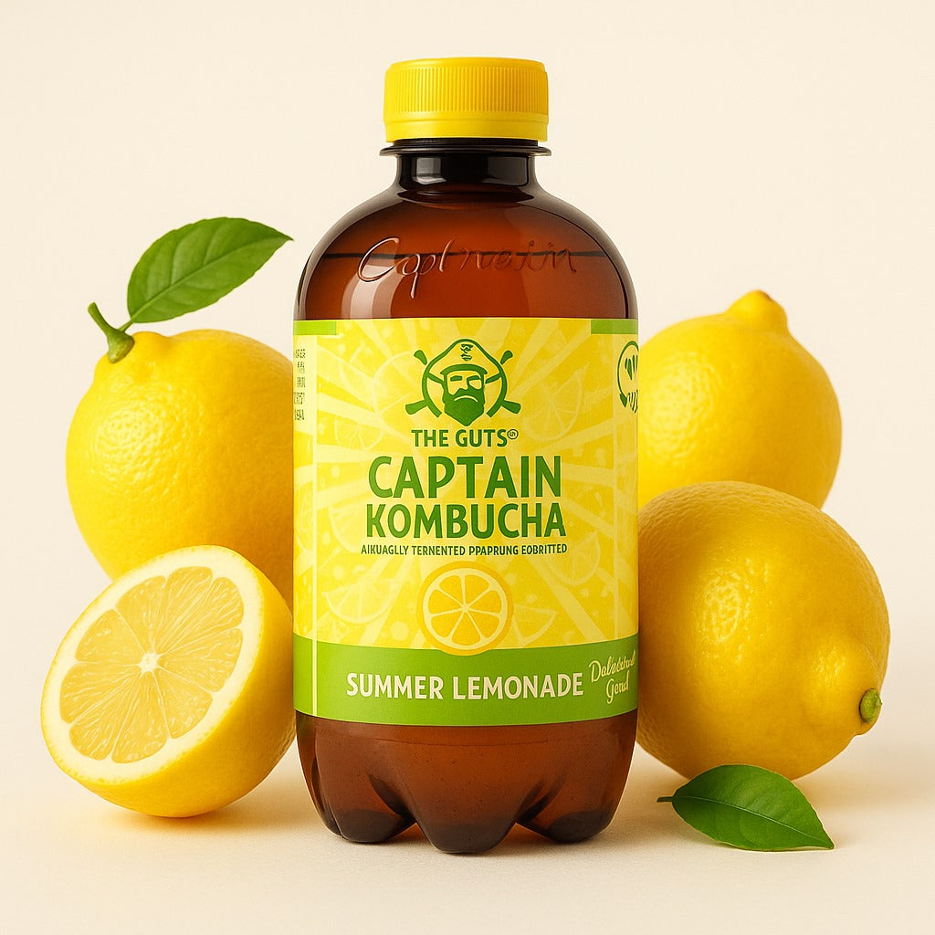 GUTsy Captain Kombucha de Summer Lemonade 400ml Biológica