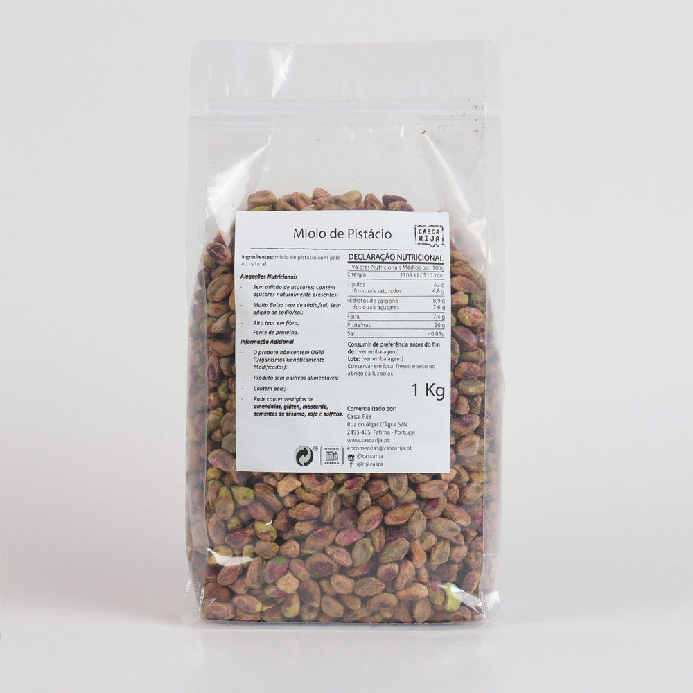 
                  
                    Miolo de Pistácio Com Pele ao Natural 1 Kg - Casca Rija
                  
                
