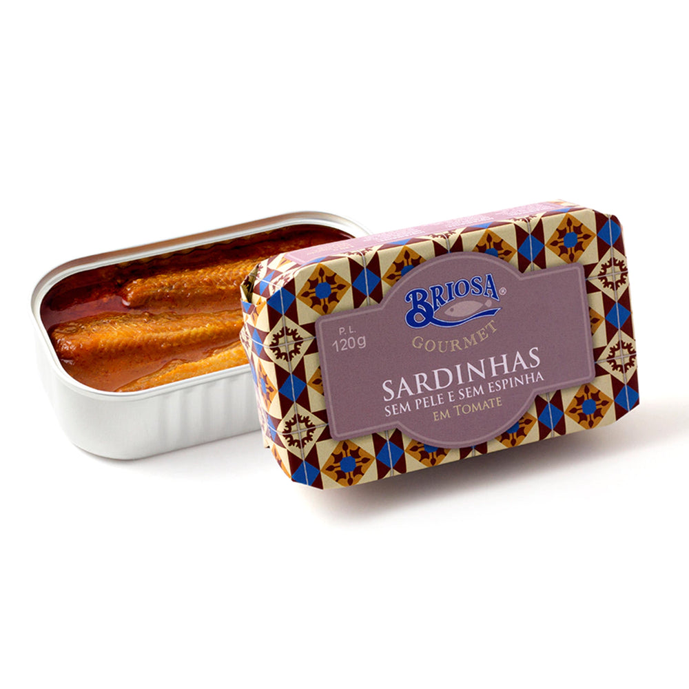 Conserva de Sardinha Sem Pele em Tomate 120g