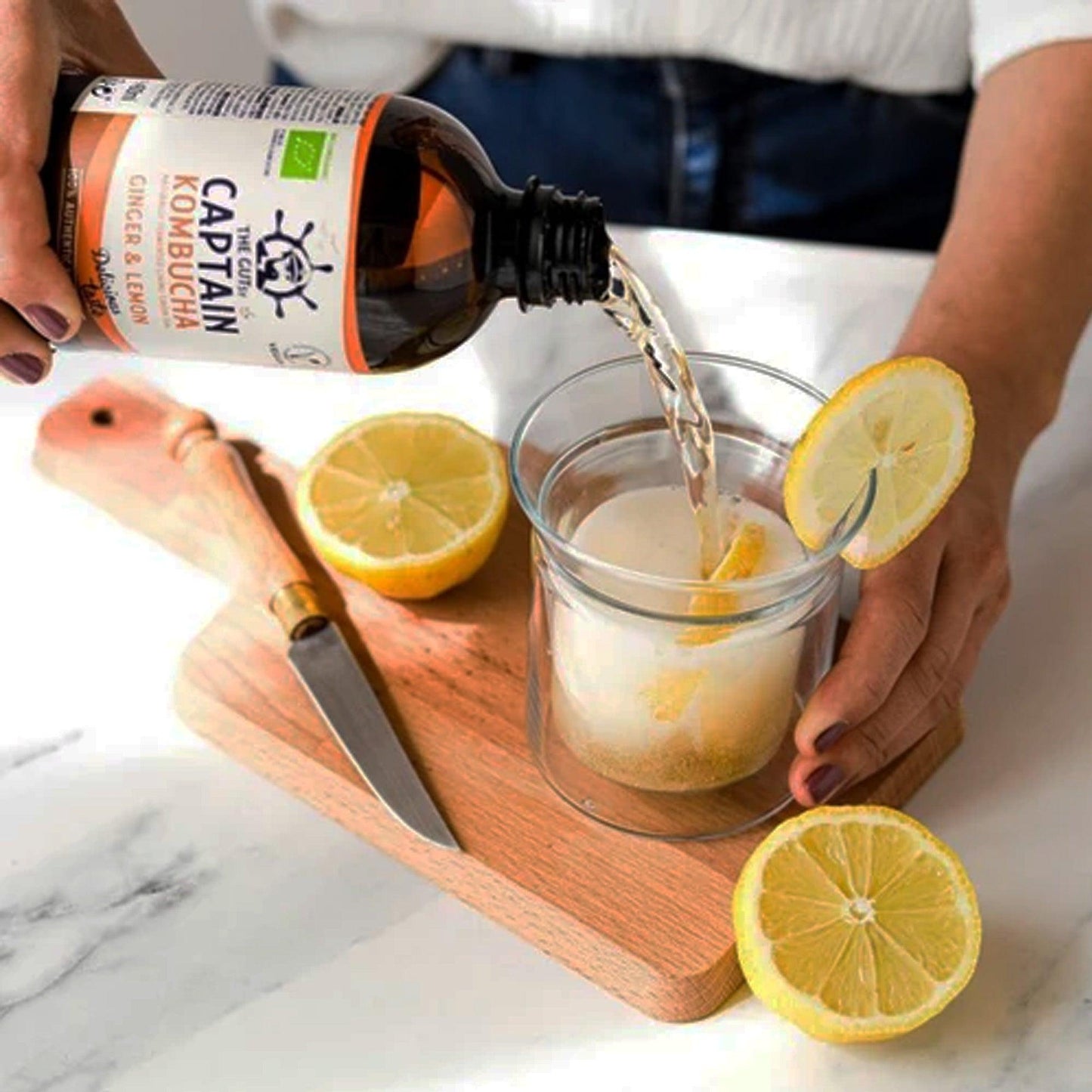 GUTsy Captain Kombucha de Gengibre e Limão 400ml Biológica