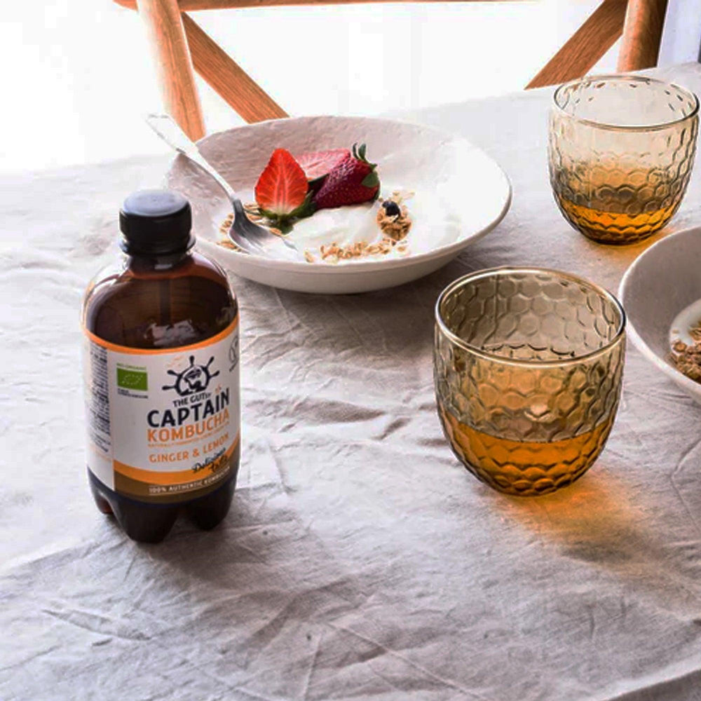 GUTsy Captain Kombucha de Gengibre e Limão 400ml Biológica